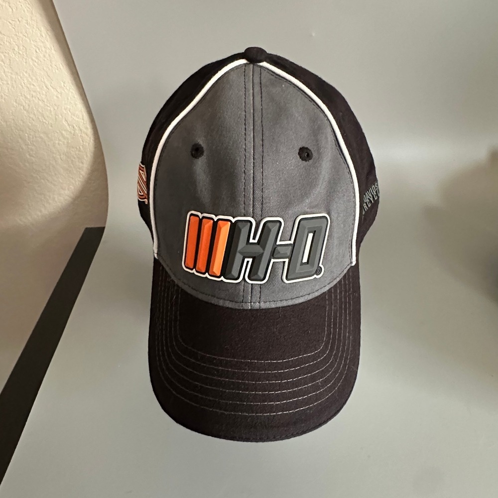 Harley-Davidson Badlands Wall South Dakota Hat Black Grey Adjustable Cap